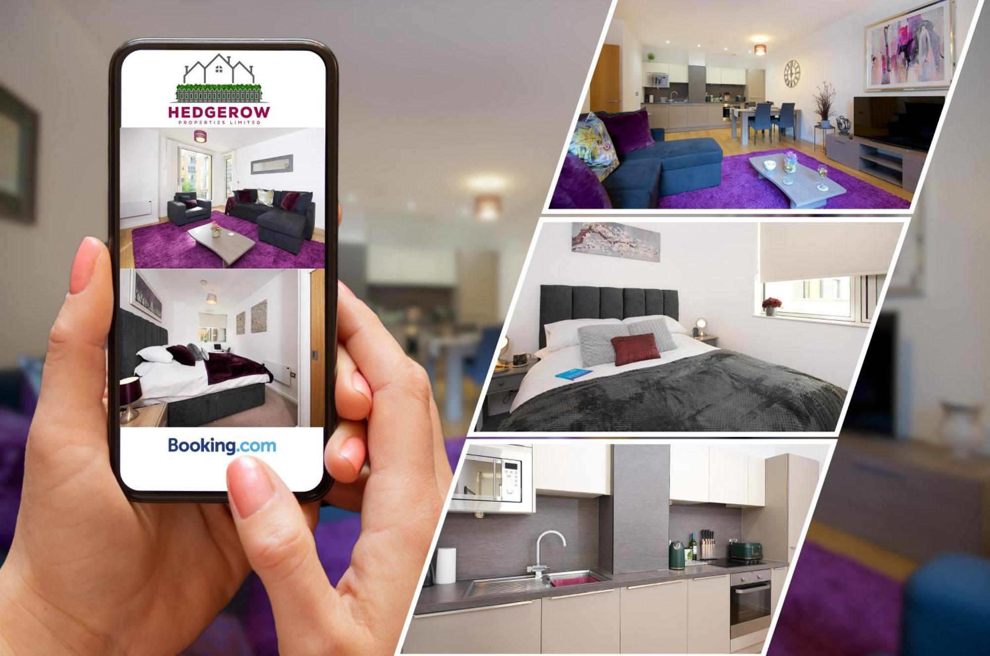 Premium Deals On Modern 2 -Bed 2-Bath Central City 122 High Street Flat For Movers & Pros By Hedgerow Mánchester Exterior foto